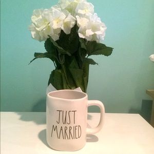 Rae Dunn “JUST MARRIED” coffee/tea mug